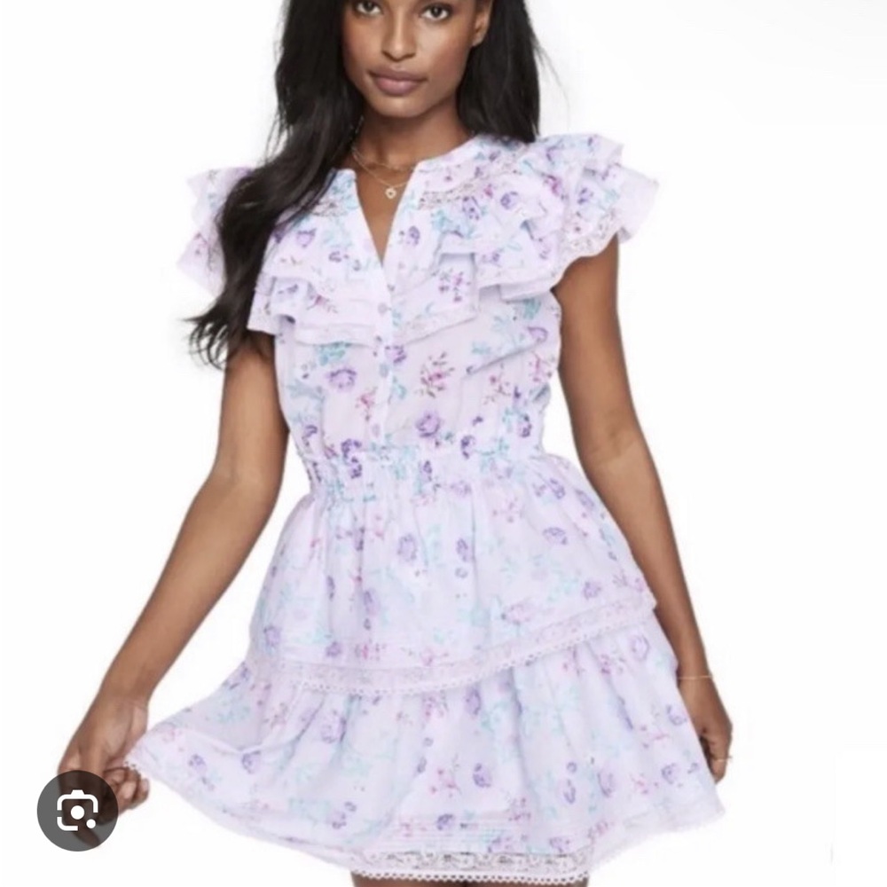 Love Shack Fancy Lou Ruffle Dress
